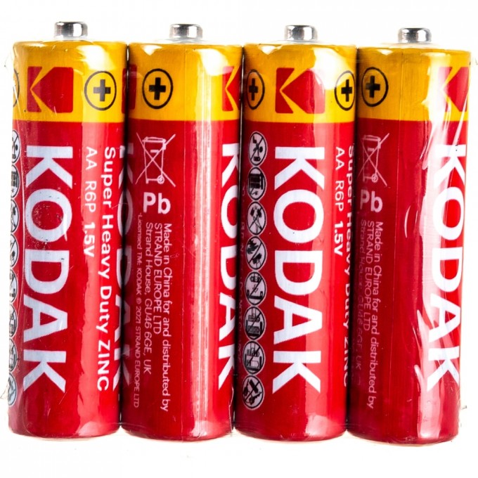 Солевая батарейка KODAK R64S EXTRA HEAVY DUTY KAAHZ 4S B0005141